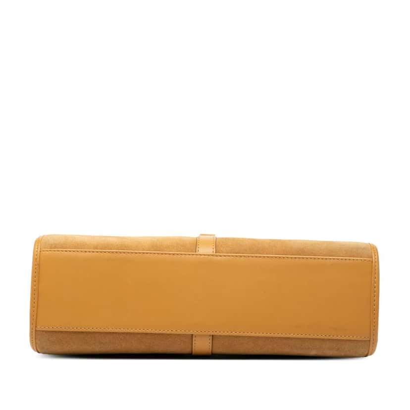 Gucci Suede Jackie Bardot Handbag Brown Leather Good condition - Inside View