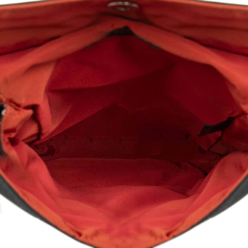 Chanel Old Travel Line Nylon Belt Bag Black Good condition - Model View