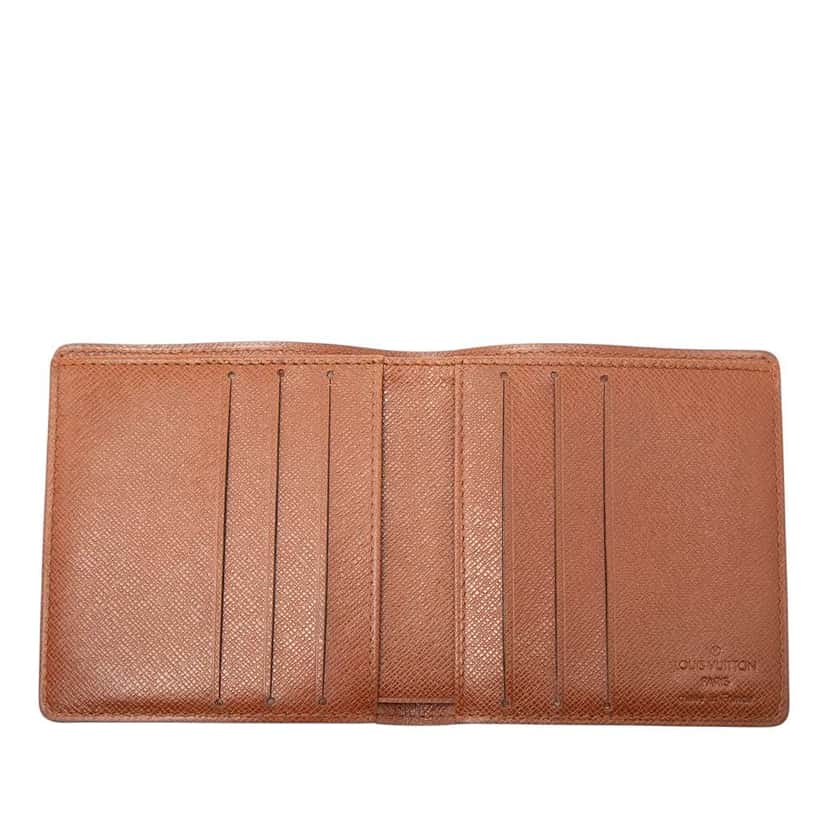 Louis Vuitton Monogram Bifold Small Wallet Brown Good condition - Model View