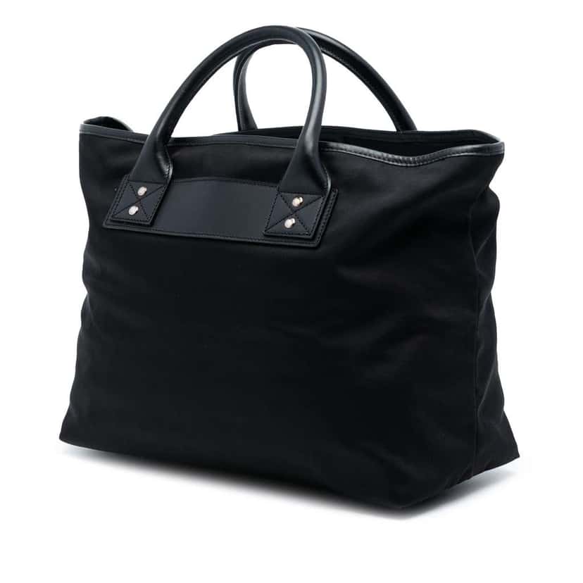 Gucci Nylon Web Business Bag Black Very good condition - Back View