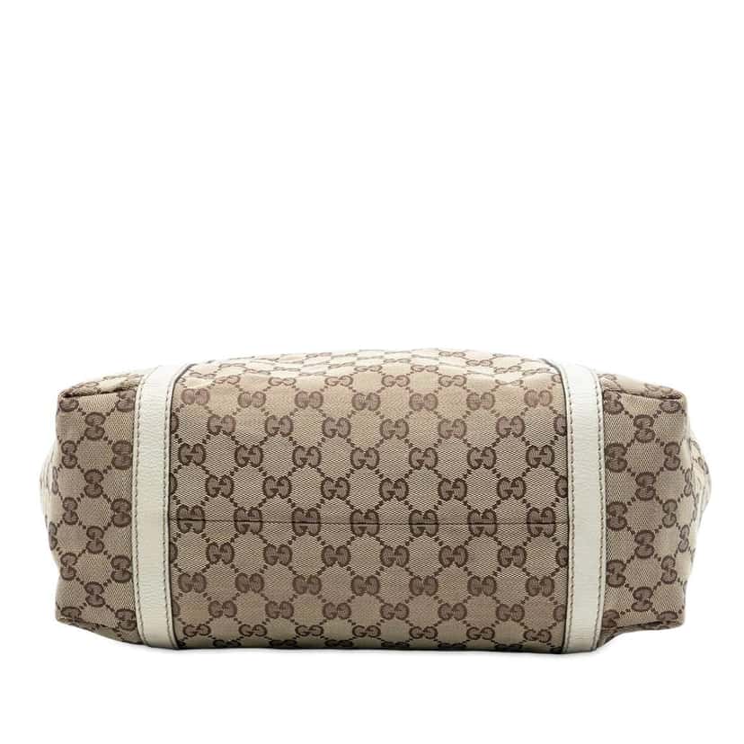 Gucci GG Canvas Web New Ladies Tote Brown Canvas Good condition - Inside View