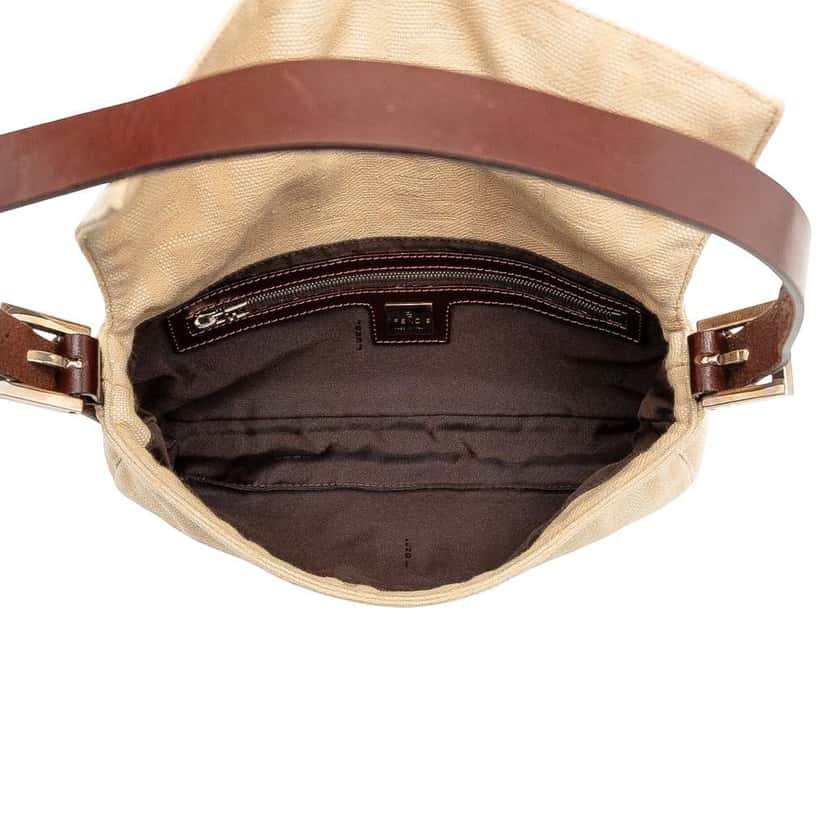 Fendi Zucca Canvas Baguette Brown Canvas Good condition - Model View