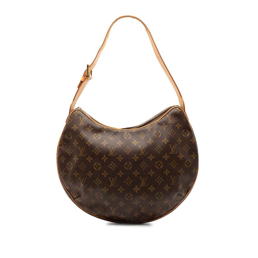 Louis Vuitton Monogram Croissant GM Brown Good condition - Front View