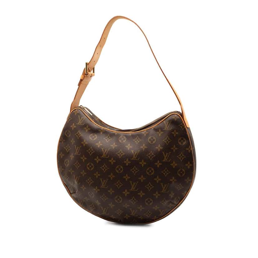 Louis Vuitton Monogram Croissant GM Brown Good condition - Back View