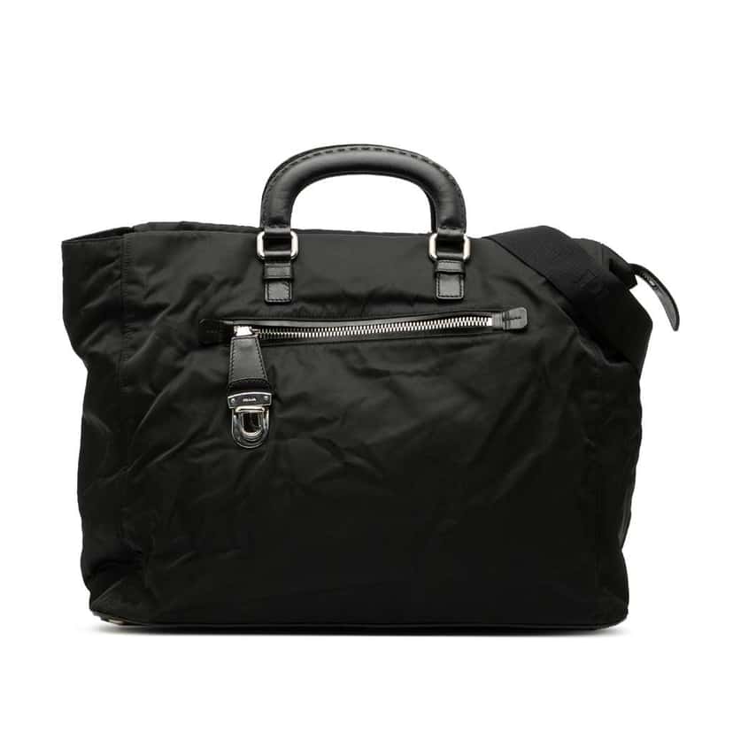 Prada Tessuto Travel Bag Black Good condition - Front View