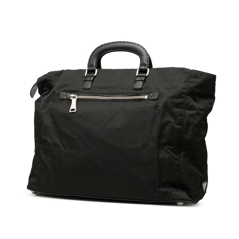 Prada Tessuto Travel Bag Black Good condition - Back View