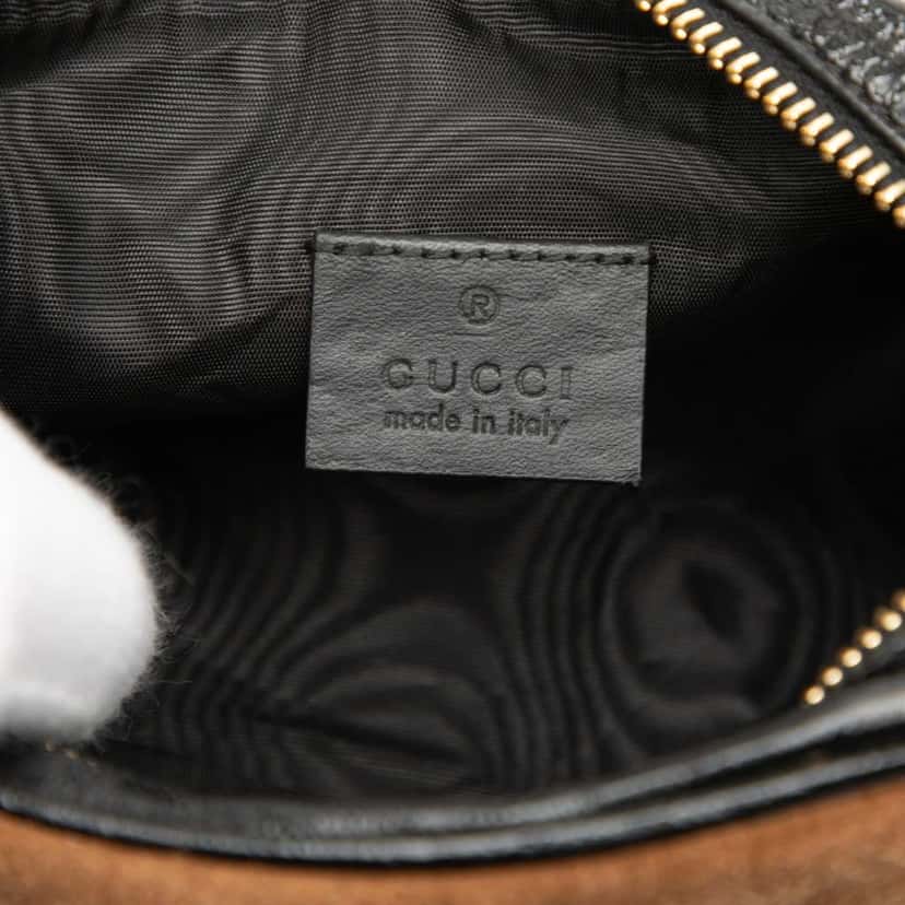 Gucci Mini Suede Ophidia Crossbody Brown Leather Very good condition - Box View