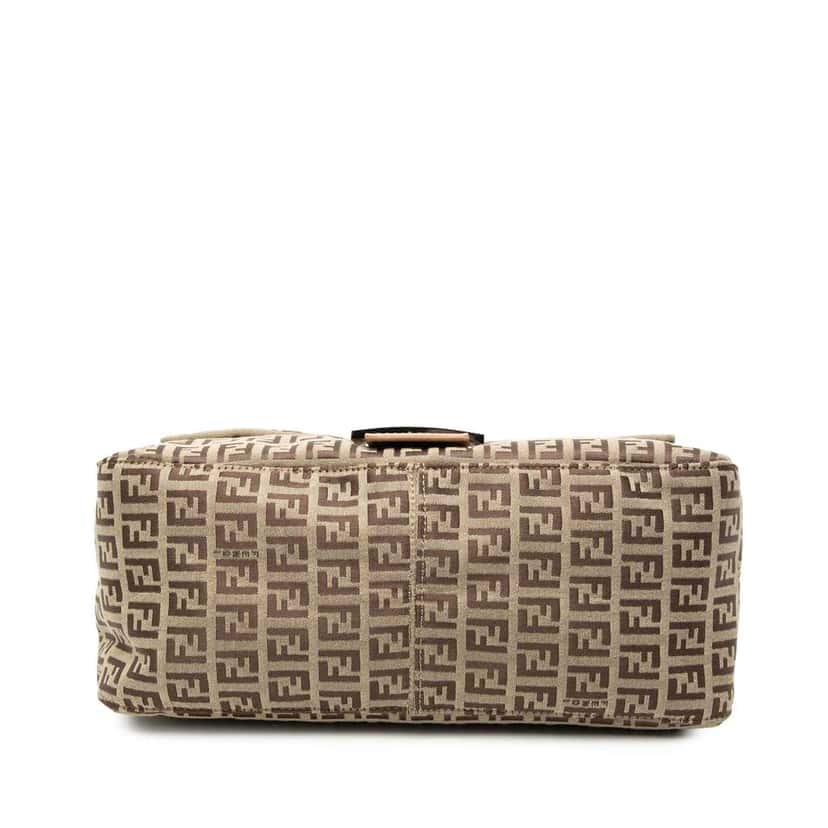 Fendi Zucchino Canvas Mamma Forever Brown Canvas Good condition - Inside View