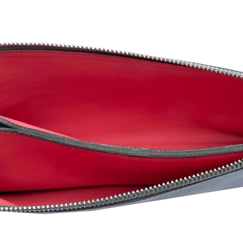 Hermès Evercolor Atout Pouch 26 Grey Leather Very good condition - Model View
