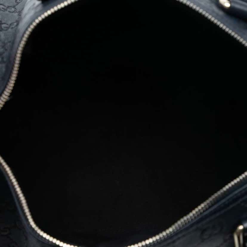 Gucci Medium Guccissima Joy Boston Bag Blue Leather Good condition - Model View