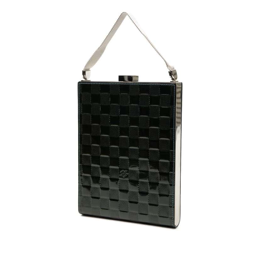 Louis Vuitton Damier Vernis Ange GM Green Leather Good condition - Back View