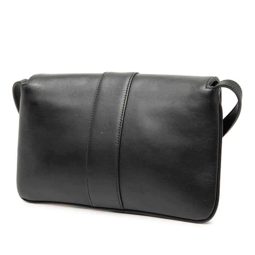 Gucci Small Leather Arli Crossbody Black Leather Good condition - Back View