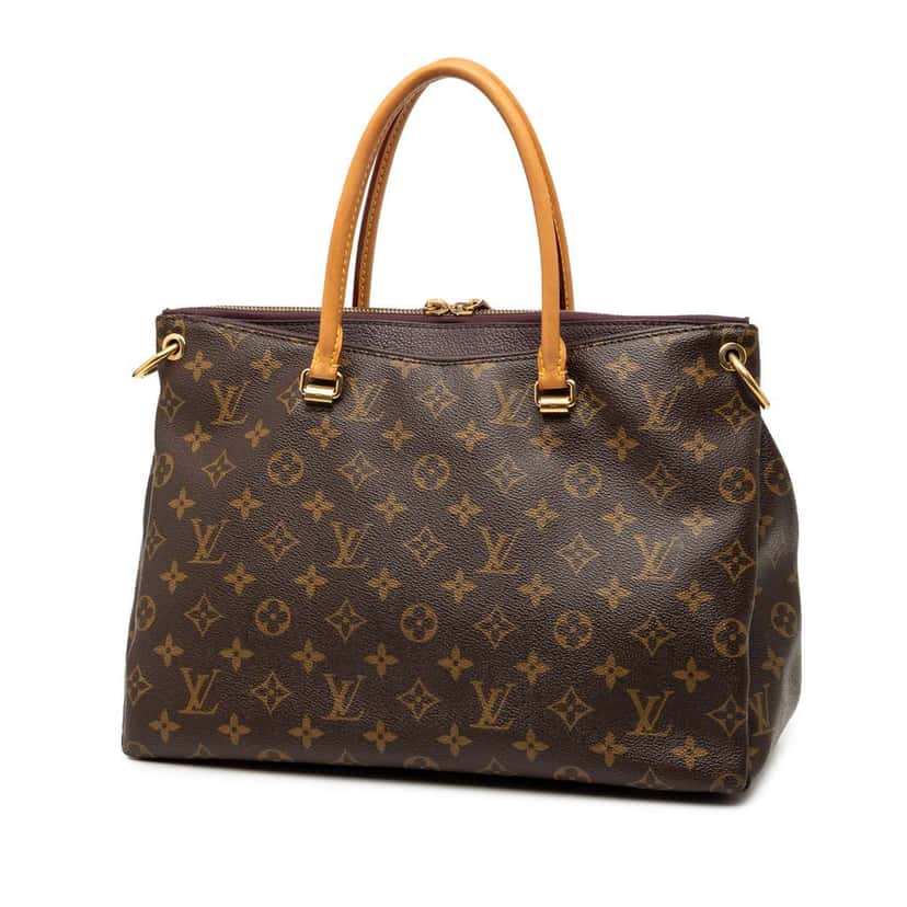Louis Vuitton Monogram Pallas MM Brown Good condition - Back View