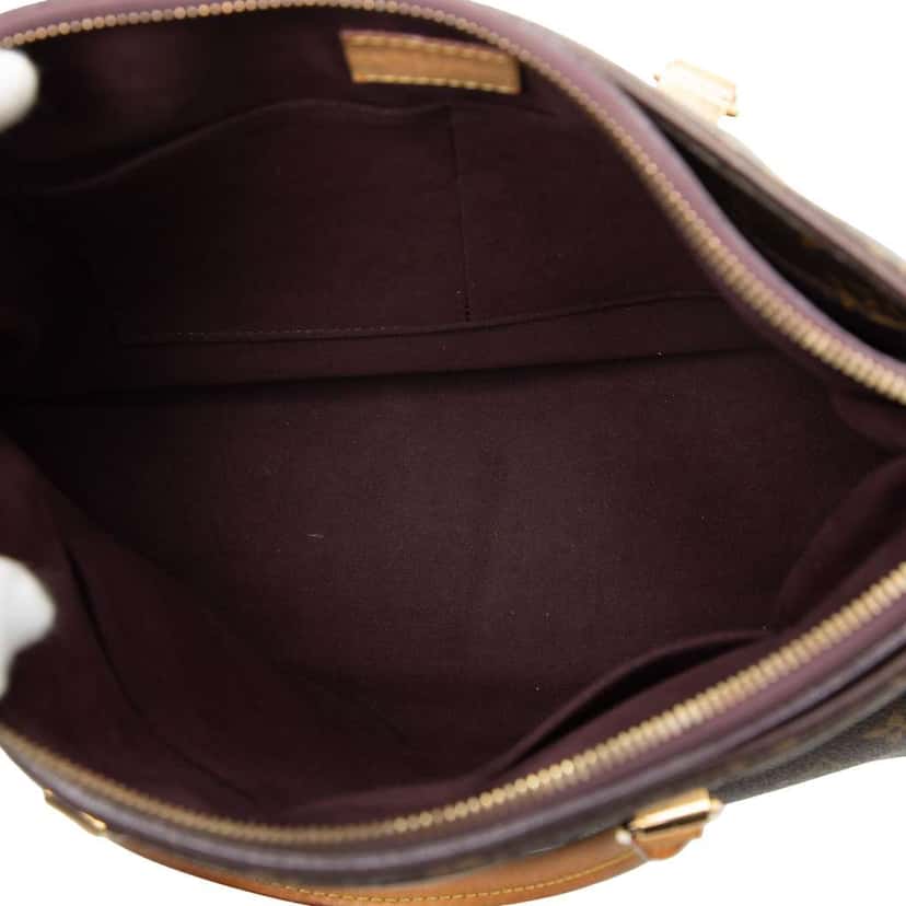 Louis Vuitton Monogram Pallas MM Brown Good condition - Model View