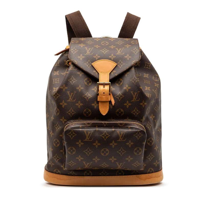 Louis Vuitton Monogram Montsouris GM Brown Good condition - Front View