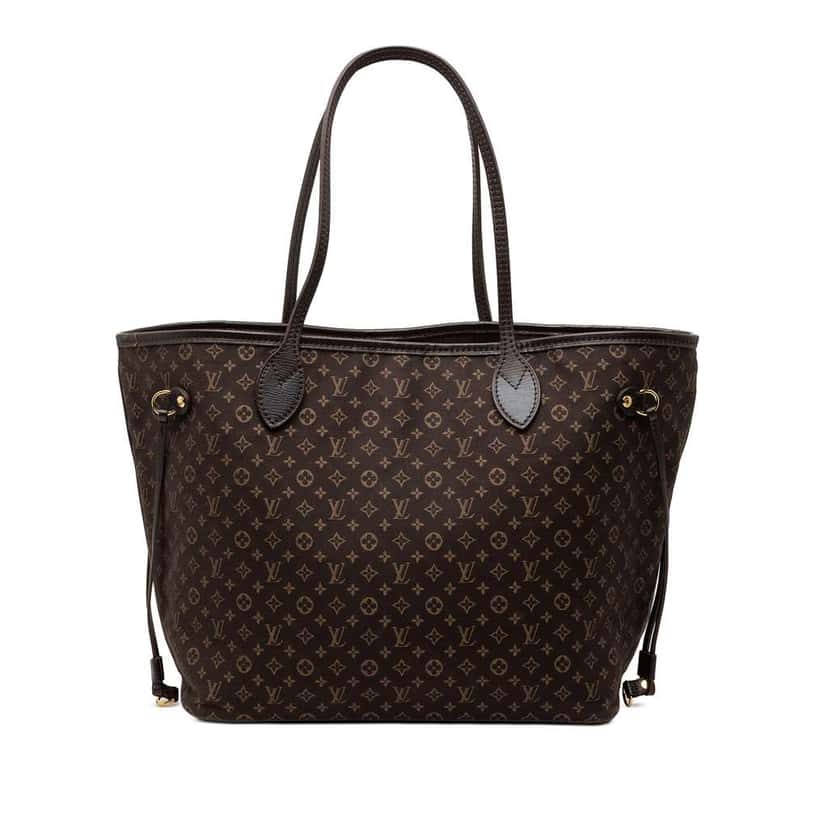 Louis Vuitton Monogram Idylle Neverfull MM Brown Canvas Good condition - Front View
