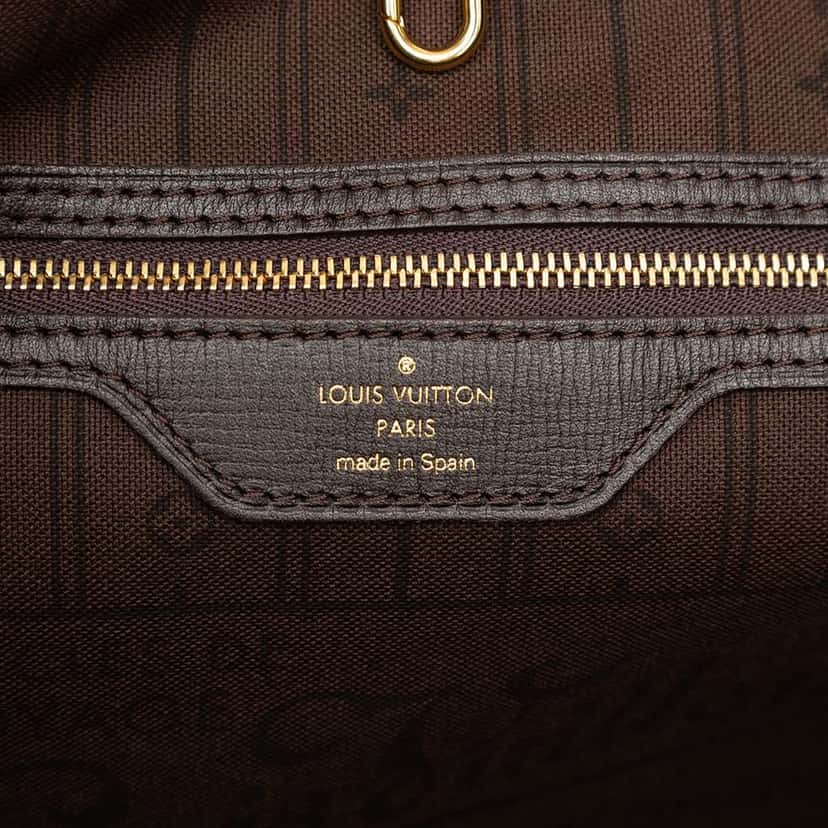 Louis Vuitton Monogram Idylle Neverfull MM Brown Canvas Good condition - Box View