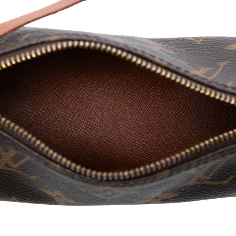 Louis Vuitton Monogram Papillon Pochette Brown Good condition - Model View