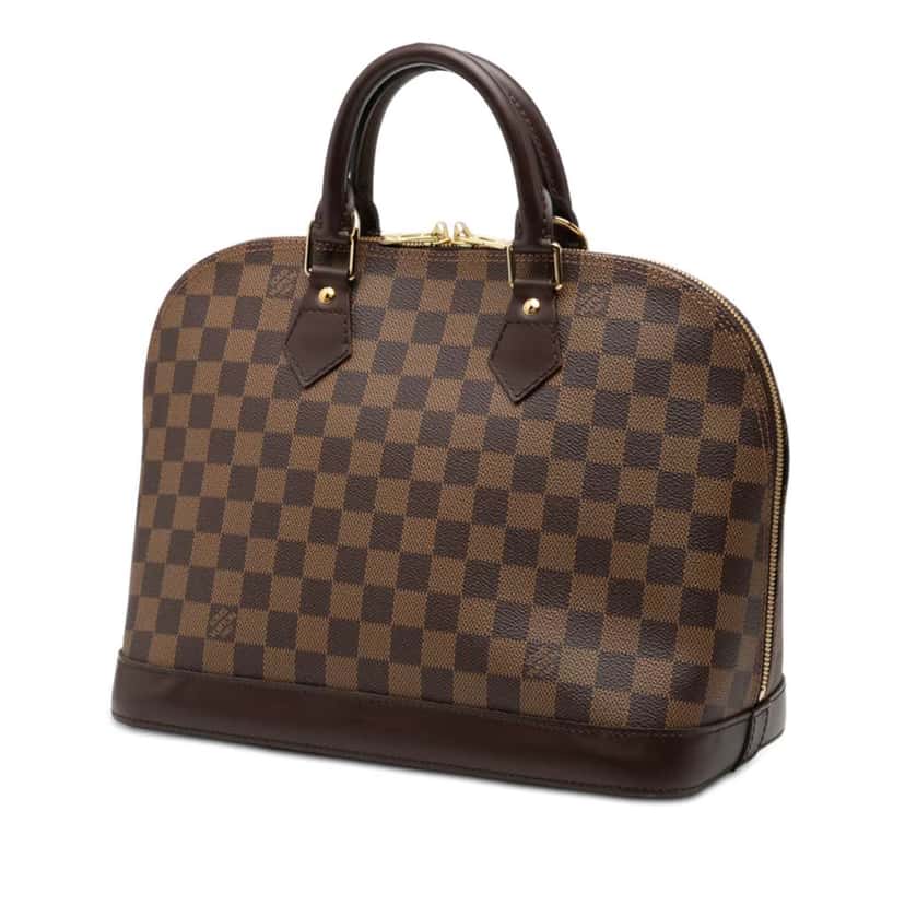 Louis Vuitton Damier Ebene Alma PM Brown Good condition - Back View