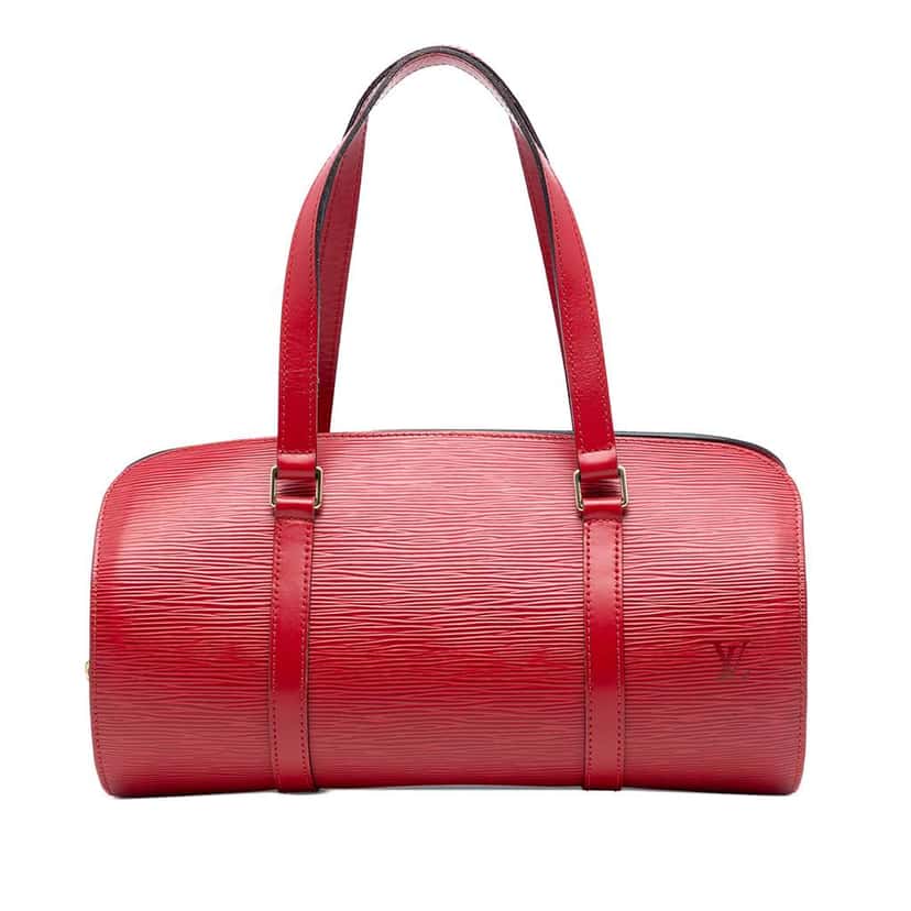 Louis Vuitton Epi Soufflot Red Leather Good condition - Front View