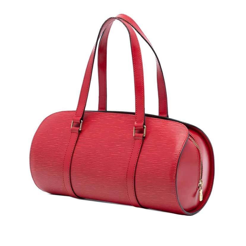 Louis Vuitton Epi Soufflot Red Leather Good condition - Back View
