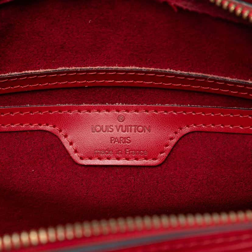 Louis Vuitton Epi Soufflot Red Leather Good condition - Box View