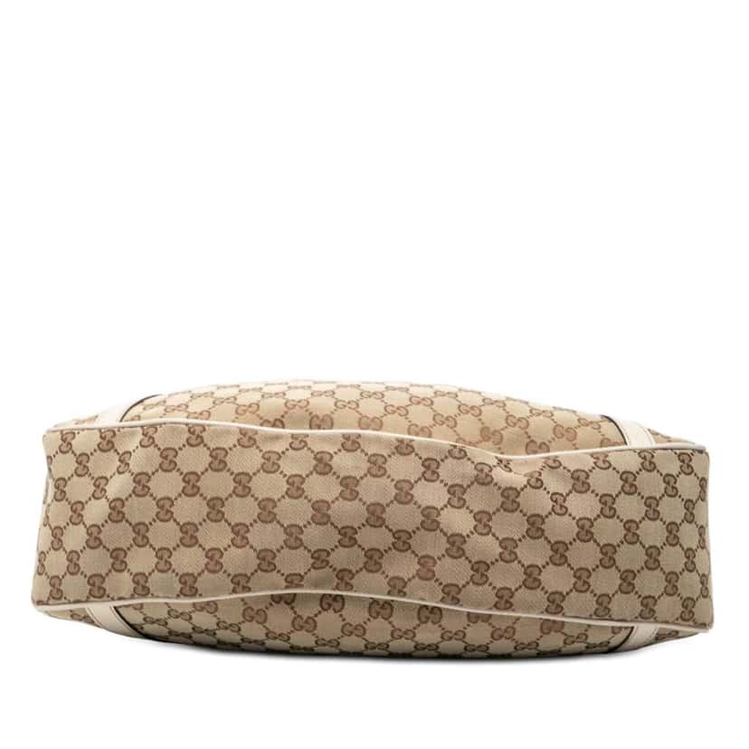 Gucci GG Canvas Twins Shoulder Bag Brown Canvas Good condition - Inside View