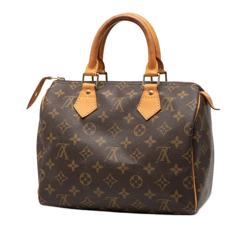 Louis Vuitton Monogram Speedy 25 Brown Good condition - Back View