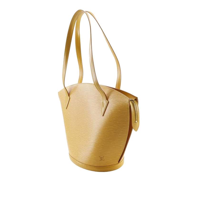 Louis Vuitton Epi Saint Jacques PM Long Strap Yellow Leather Good condition - Inside View