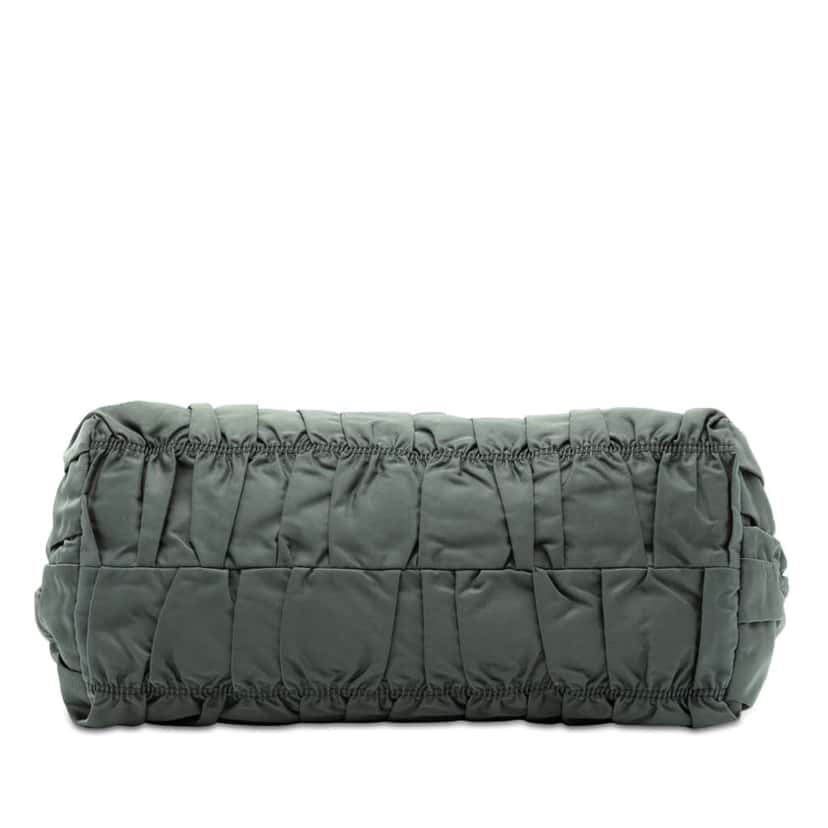 Prada Tessuto Gaufre Satchel Green Good condition - Inside View