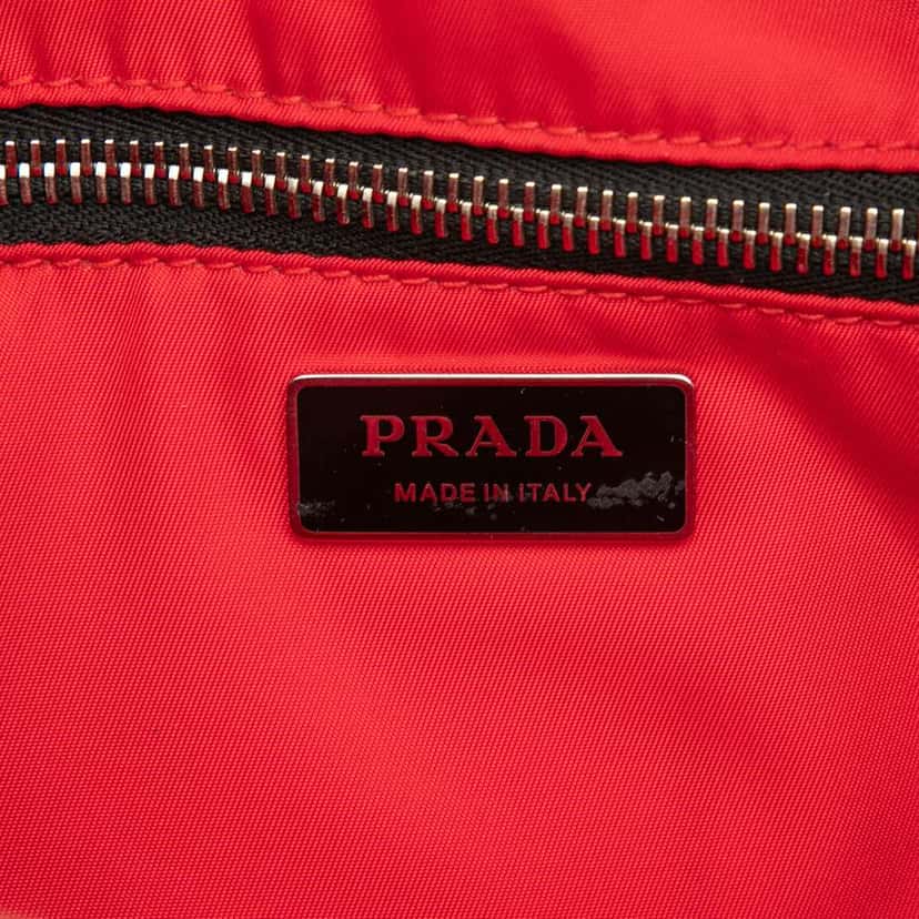 Prada Tessuto Pocket Top Handle Cargo Bag Black Very good condition - Box View