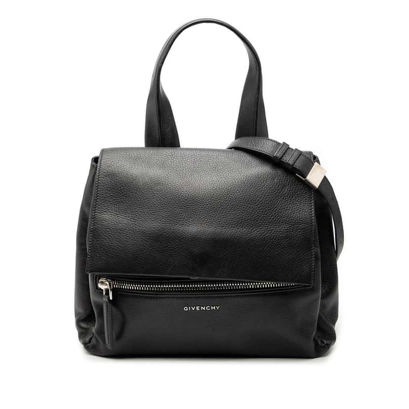 Givenchy Small Leather Pandora Pure Satchel Black Leather Good condition - Front View
