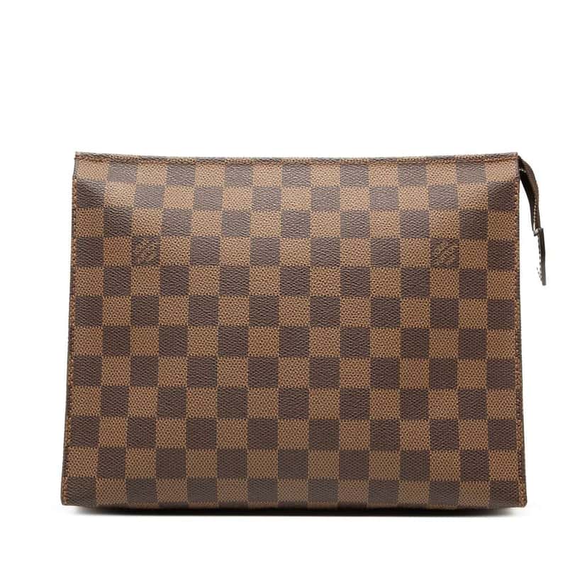 Louis Vuitton Damier Ebene Toiletry Pouch 26 Brown Very good condition - Front View