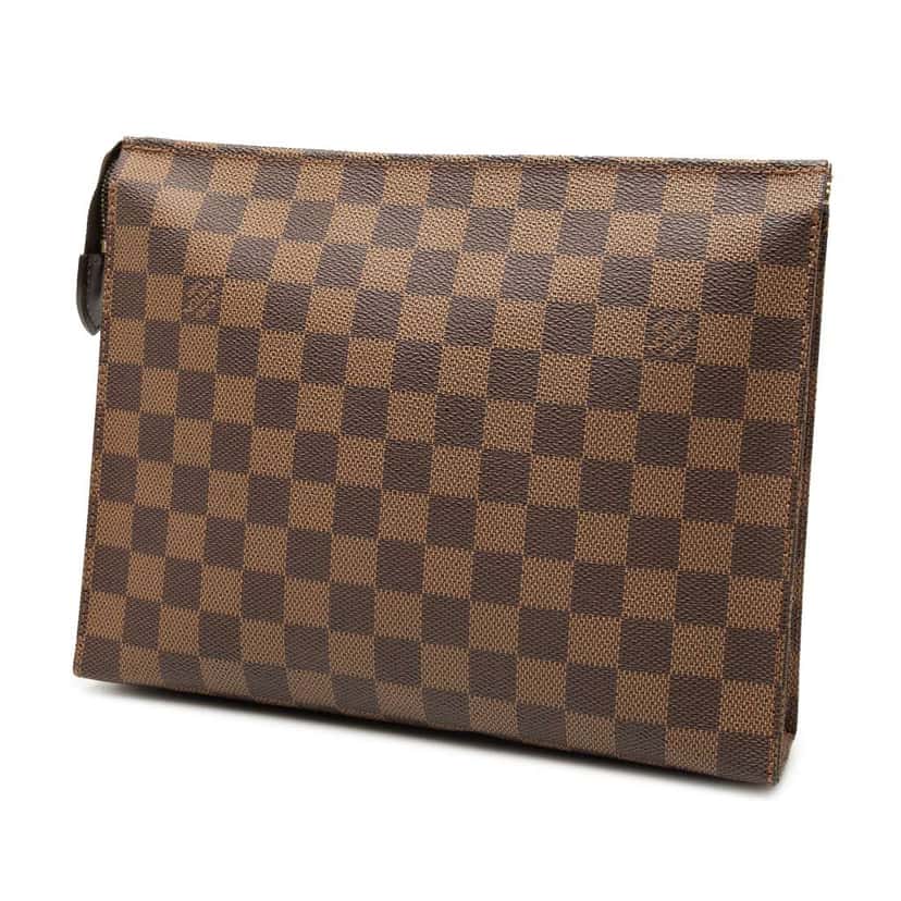 Louis Vuitton Damier Ebene Toiletry Pouch 26 Brown Very good condition - Back View