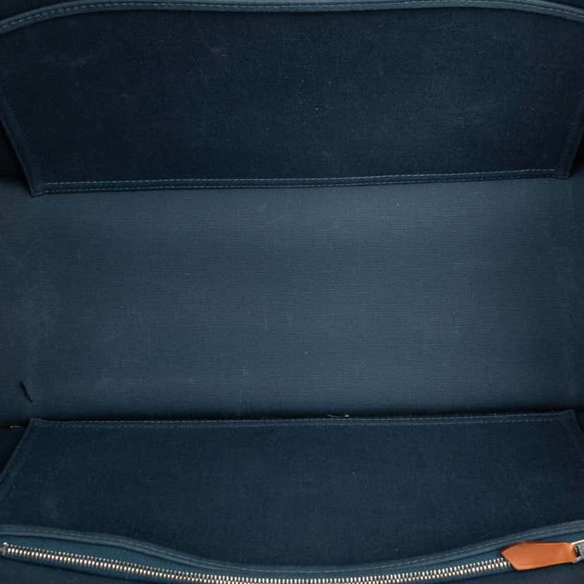 Hermès Toile Cabag Elan PM Blue Canvas Good condition - Model View