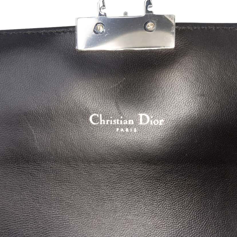 Dior Leopard Print Pony Hair Miss Dior Chain Flap Brown Very good condition - Box View