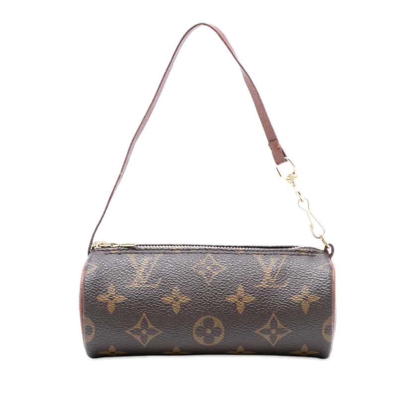 Louis Vuitton Monogram Papillon Pochette Brown Good condition - Front View