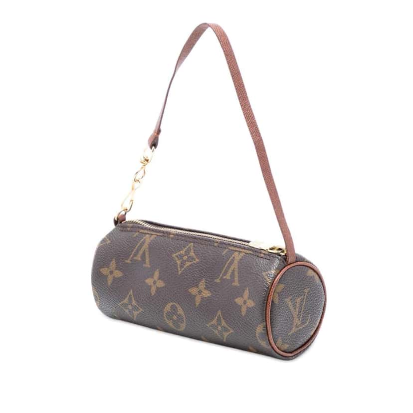 Louis Vuitton Monogram Papillon Pochette Brown Good condition - Back View