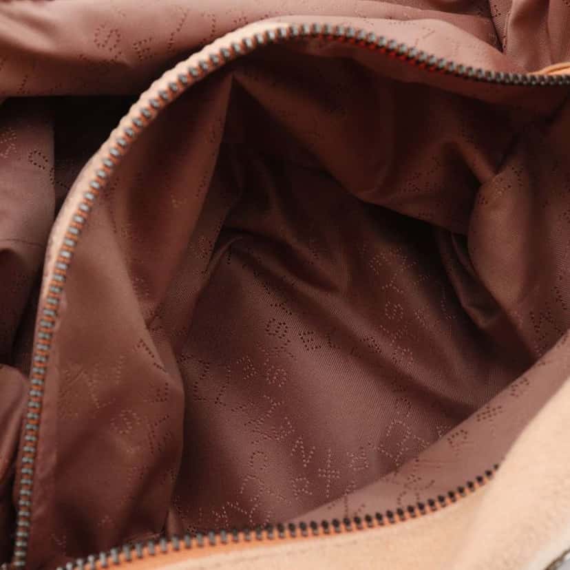 Stella Mccartney Falabella Shaggy Deer Tote Pink Polyester Good condition - Box View