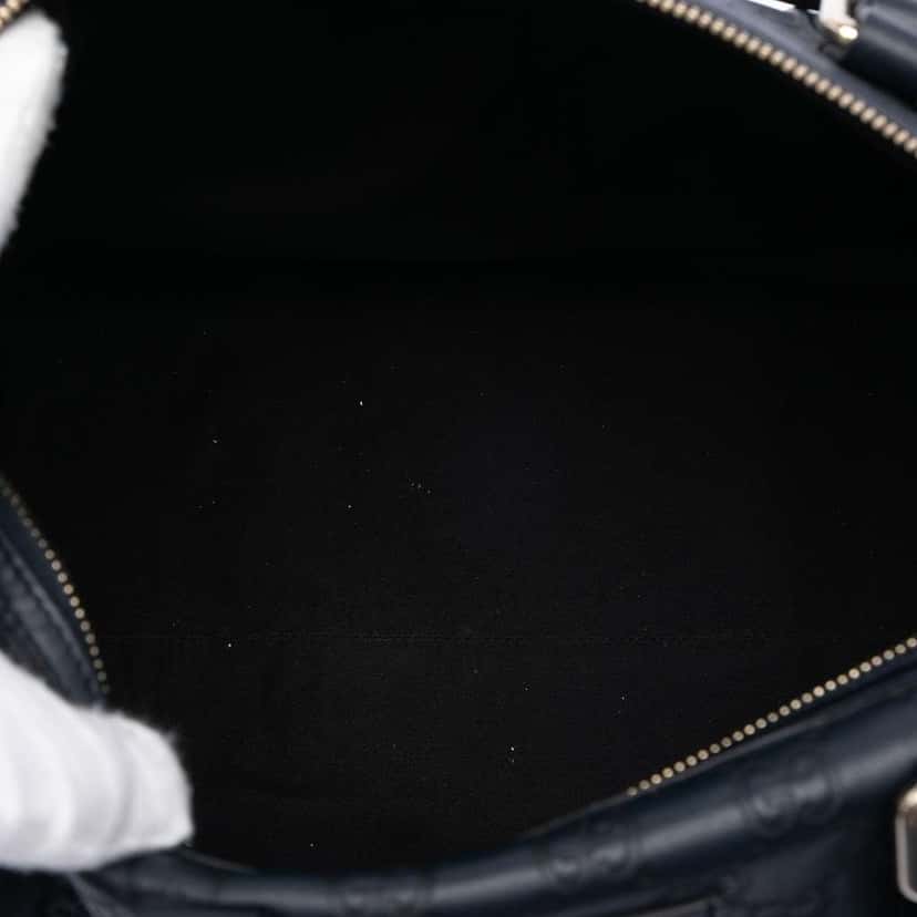 Gucci Medium Guccissima Joy Boston Bag Blue Leather Good condition - Model View