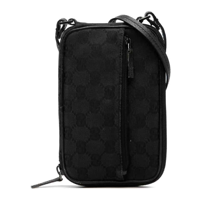 Gucci GG Canvas Crossbody Black Canvas Very good condition - Front View