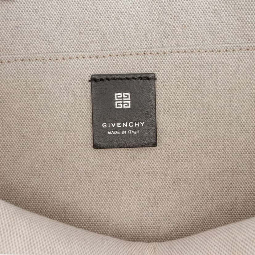 Givenchy Medium Canvas G Tote Shopping Bag Brown Canvas Good condition - Box View
