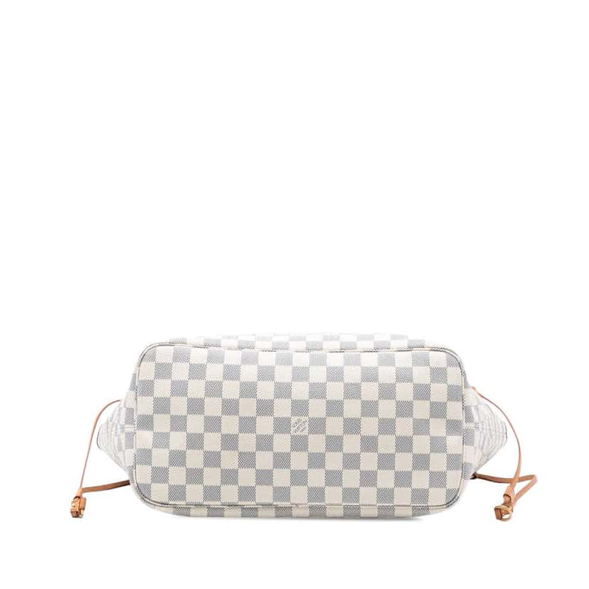 Louis Vuitton Damier Azur Neverfull MM White Very good condition - Inside View