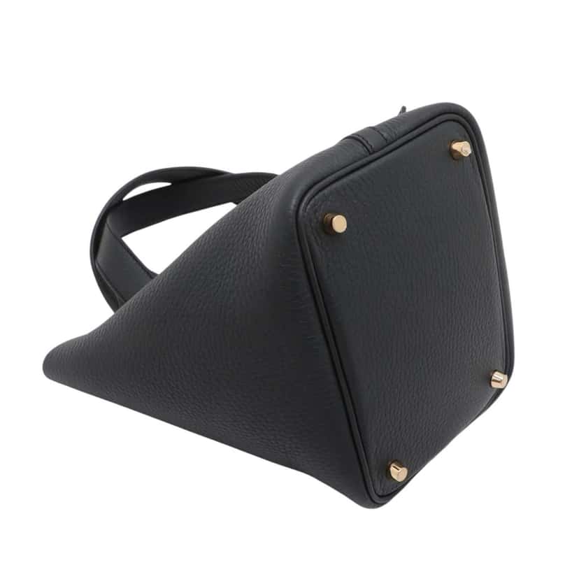 Hermès Clemence Picotin Lock 18 Black Leather Good condition - Box View