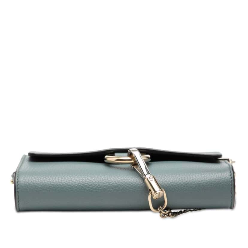 Chloé Mini Calfskin Faye Crossbody Blue Leather Good condition - Inside View