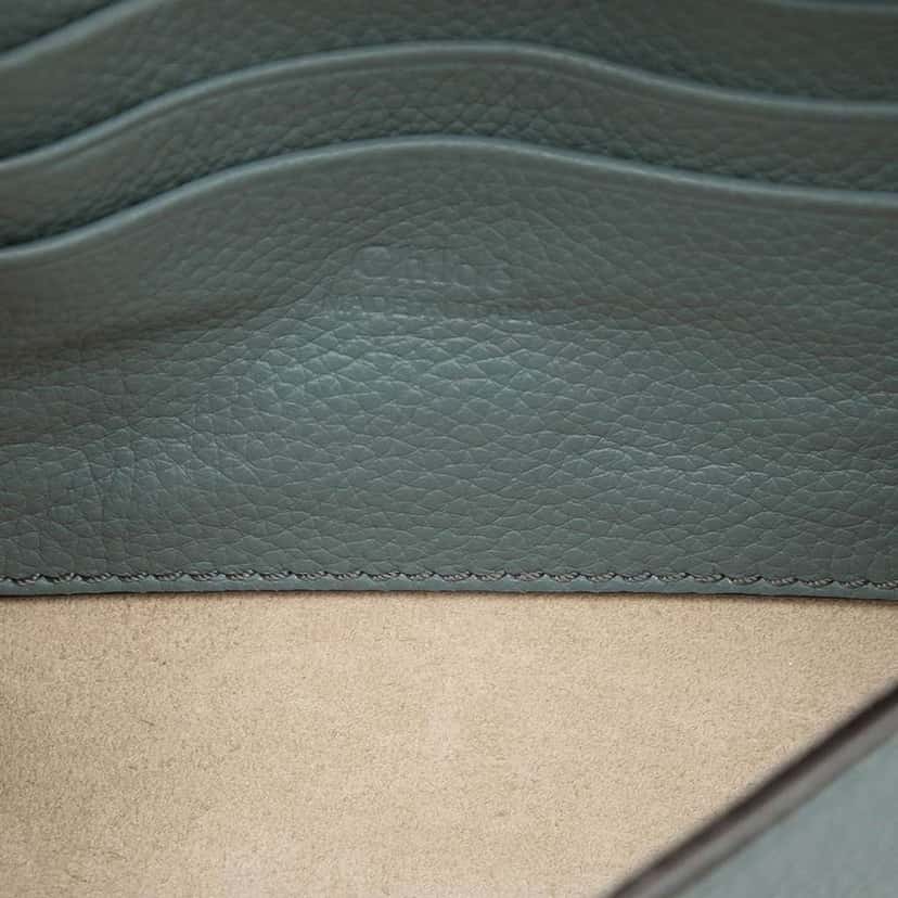 Chloé Mini Calfskin Faye Crossbody Blue Leather Good condition - Model View