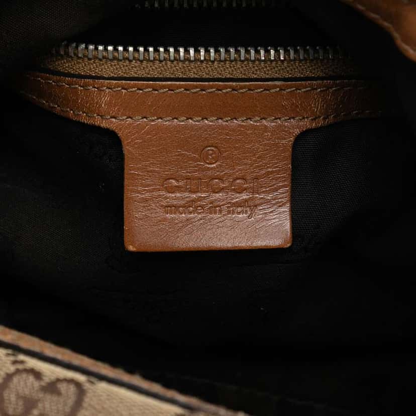Gucci Large GG Canvas Twins Hobo Brown Canvas Good condition - Box View