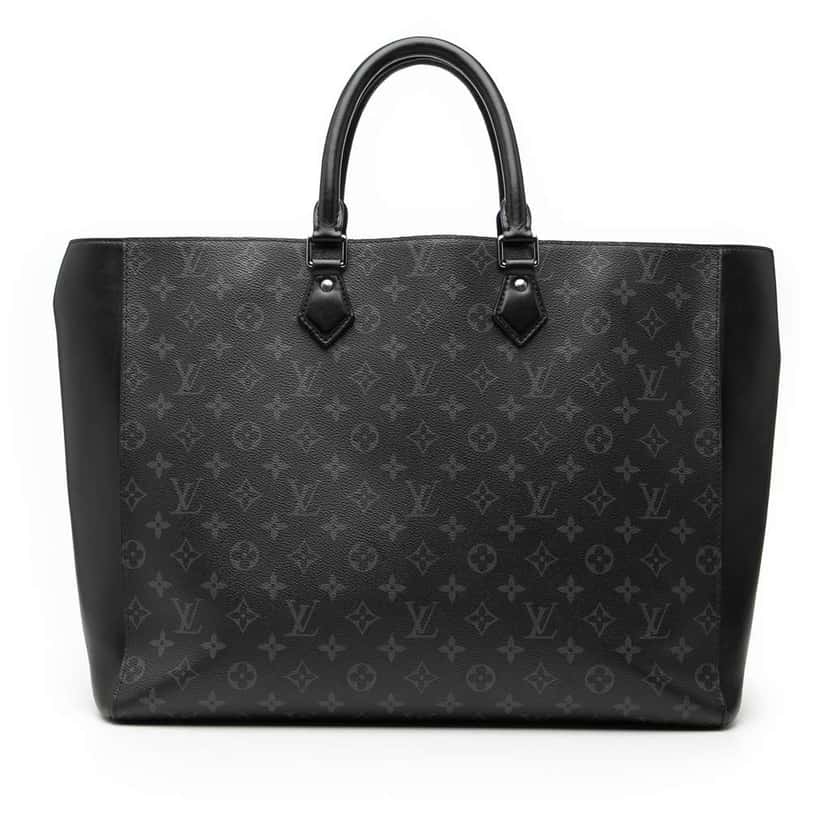 Louis Vuitton Monogram Eclipse Grand Sac Tote Black Good condition - Front View