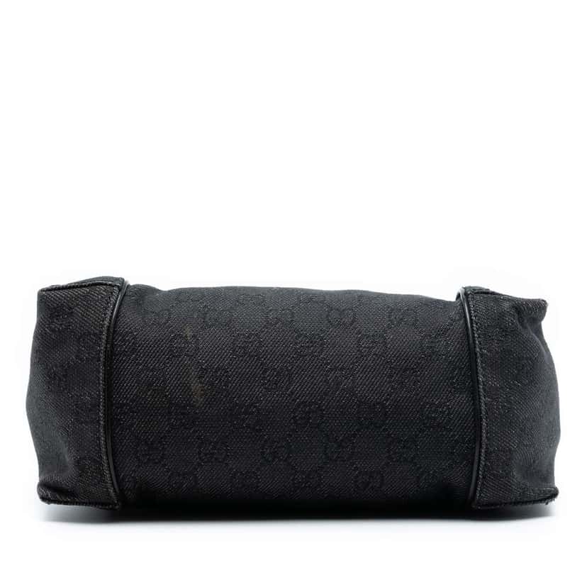 Gucci GG Denim Handbag Black Denim Very good condition - Inside View