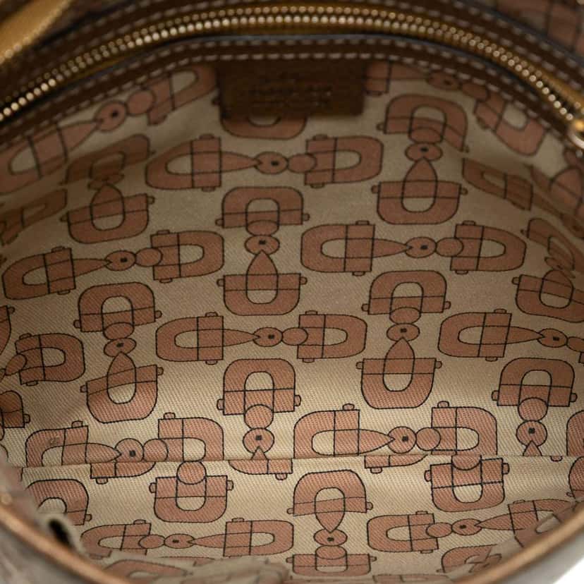 Gucci GG Canvas Jolicoeur Crossbody Brown Canvas Very good condition - Model View